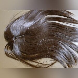 Crown piece with bang fringe